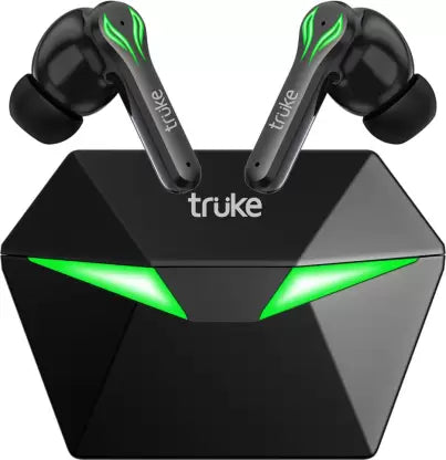 truke BTG1 Earbuds with Game Mode, 48H Playtime, Quad Mic ENC, 13mm driver, AAC codec Bluetooth Headset (Black, True Wireless) truke BTG1 Earbuds with Game Mode, 48H Playtime, Quad Mic ENC, 13mm driver, AAC codec Bluetooth Headset (Black, True Wireless)